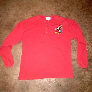 Disney Mickey & Goofie Long Sleeve Shirt
